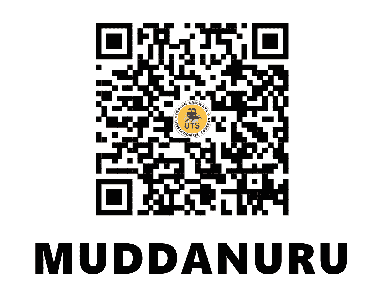 UTS QR Code for MUDDANURU - MOO (SC - ANDHRA PRADESH)